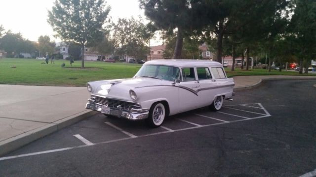 1956 White Ford Country Sedan Sedan