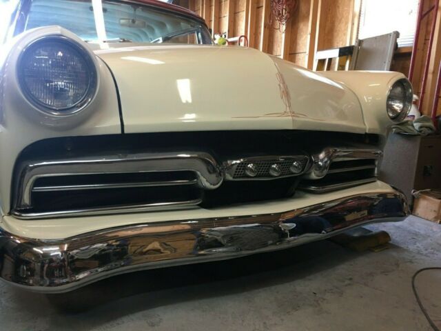 1956 Tan Ford CUSTOM 2-Door Post