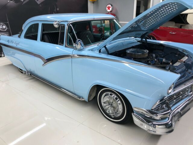 1956 Blue Ford Crown Victoria Sedan