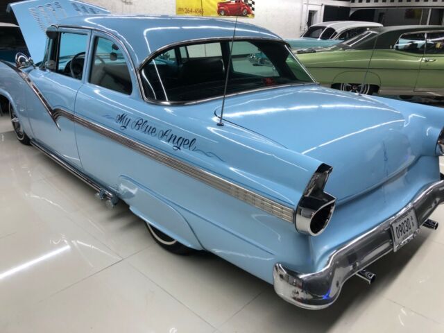 1956 Blue Ford Crown Victoria Sedan
