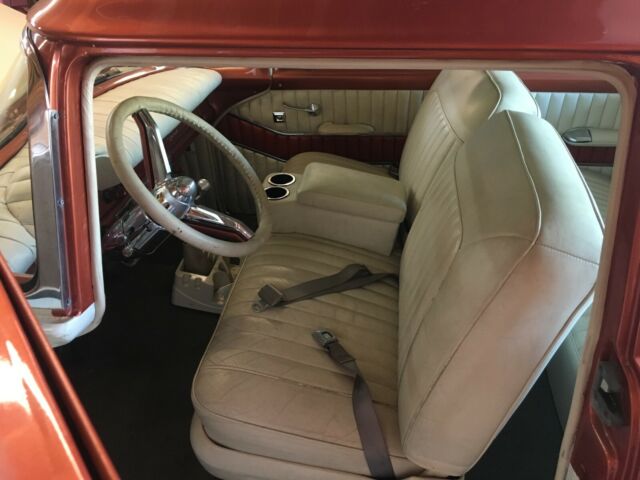 1956 Tan Ford CUSTOM 2-Door Post