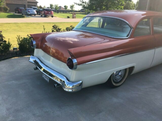 1956 Tan Ford CUSTOM 2-Door Post
