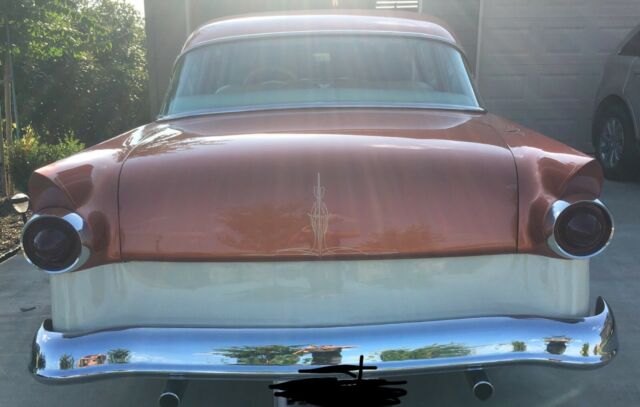 1956 Tan Ford CUSTOM 2-Door Post