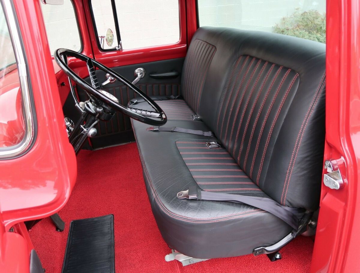 1956 Red Ford F-100 Pickup Truck