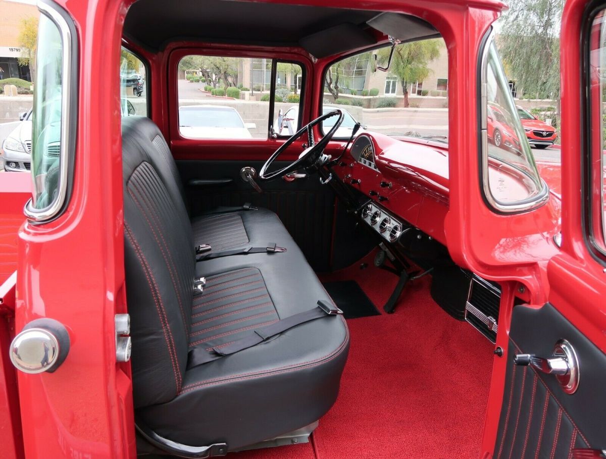 1956 Red Ford F-100 Pickup Truck
