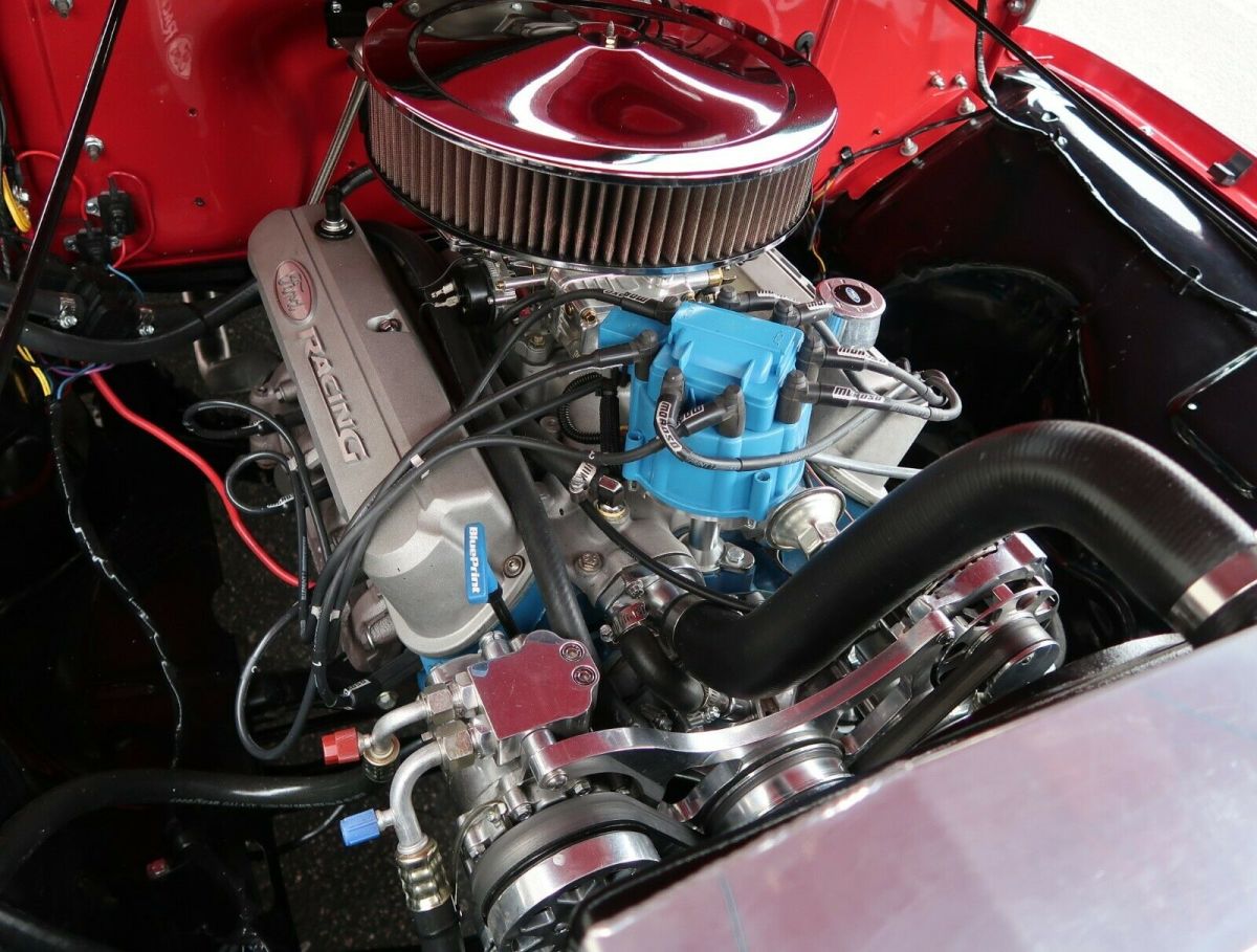 1956 Red Ford F-100 Pickup Truck