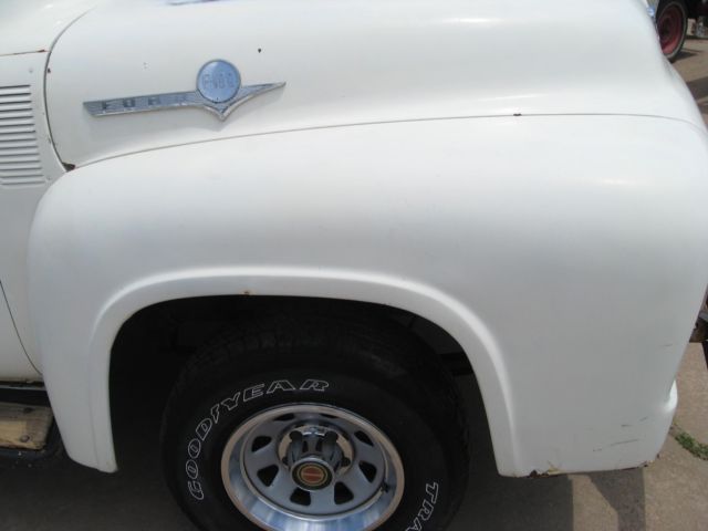 1956 Yellow Ford F-100 Standard Cab Pickup