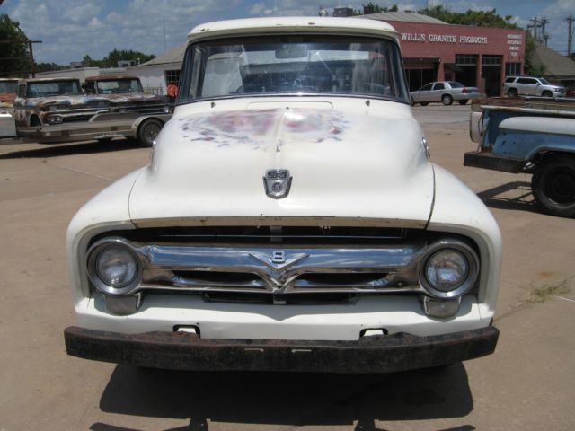 1956 Yellow Ford F-100 Standard Cab Pickup