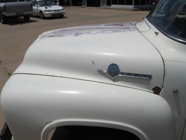 1956 Yellow Ford F-100 Standard Cab Pickup