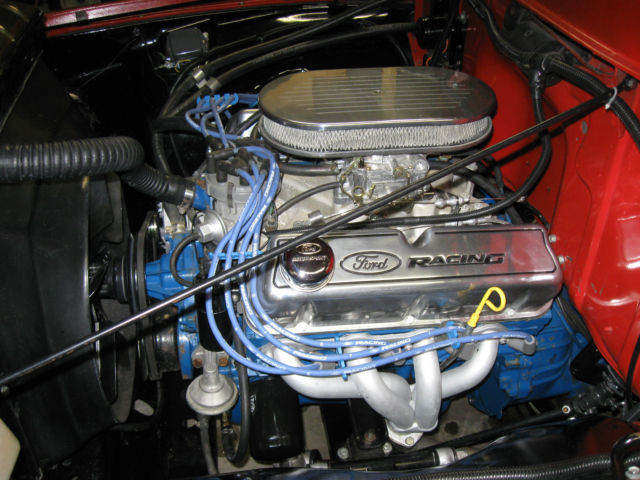 1956 Red Ford F-100 Standard Cab Pickup