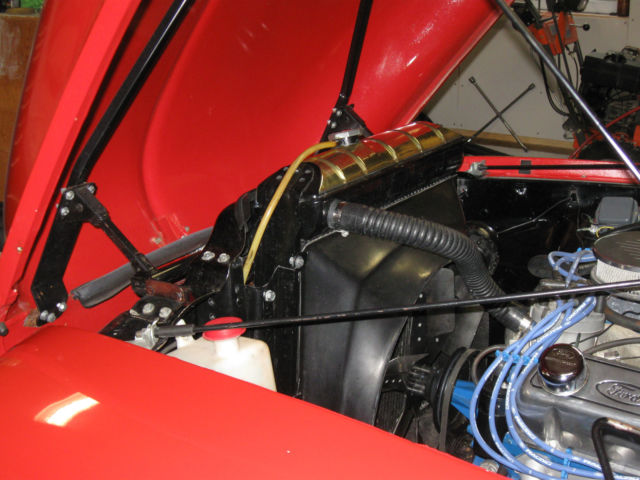 1956 Red Ford F-100 Standard Cab Pickup