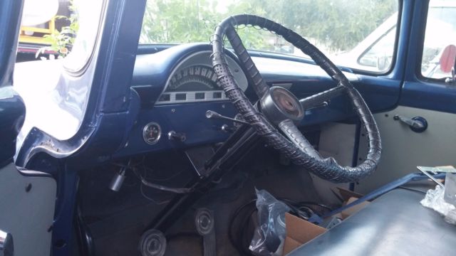 1956 Blue Ford F-100 Standard Cab Pickup