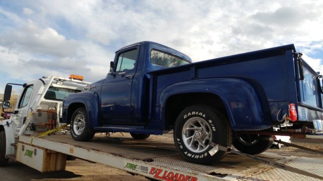 1956 Blue Ford F-100 Standard Cab Pickup