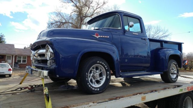 1956 Blue Ford F-100 Standard Cab Pickup