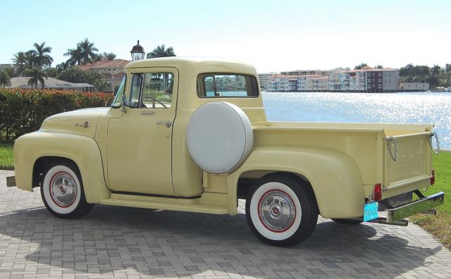 1956 Yellow Ford F-100