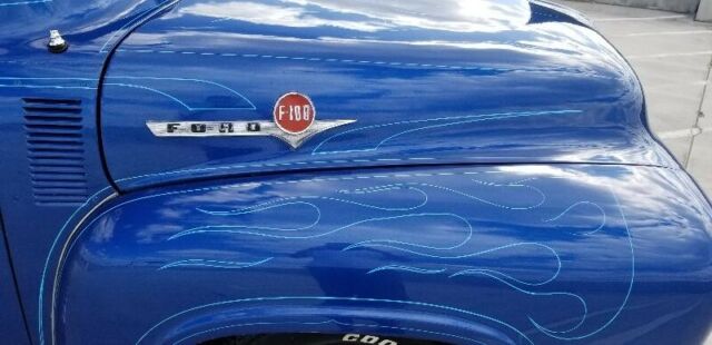 1956 Blue Ford F-100 --