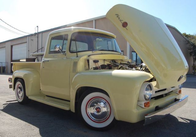 1956 Yellow Ford F-100