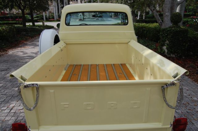 1956 Yellow Ford F-100