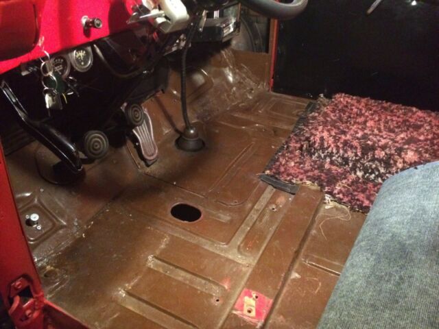 1956 Red Ford F-100 Truck