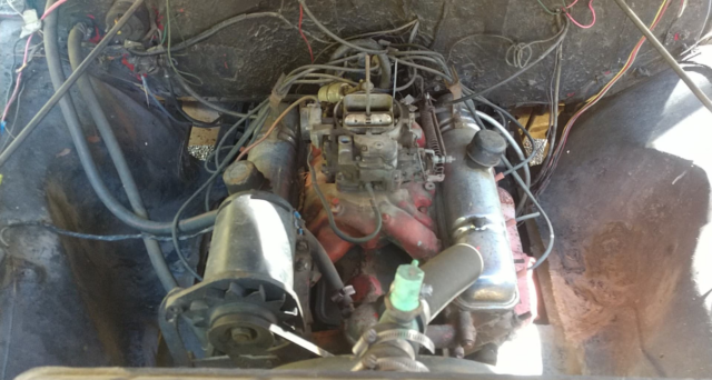 1956 Orange Ford F-100 Standard Cab Pickup