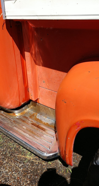 1956 Orange Ford F-100 Standard Cab Pickup