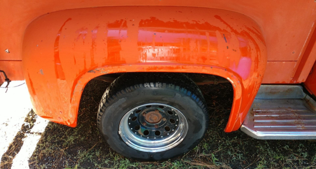 1956 Orange Ford F-100 Standard Cab Pickup