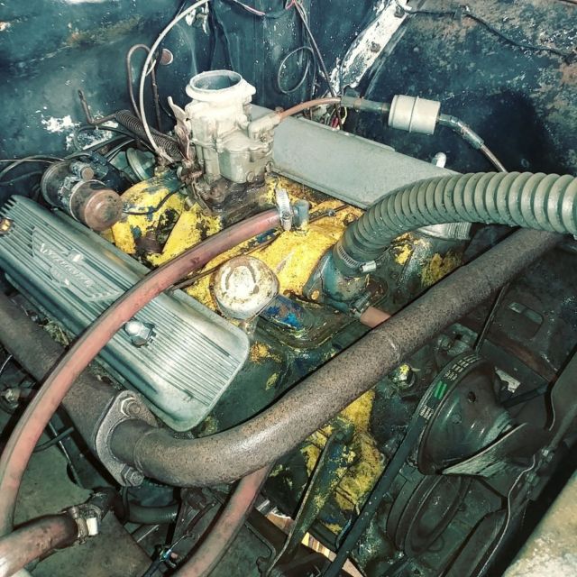 1956 Silver Ford F-100 Pick Up