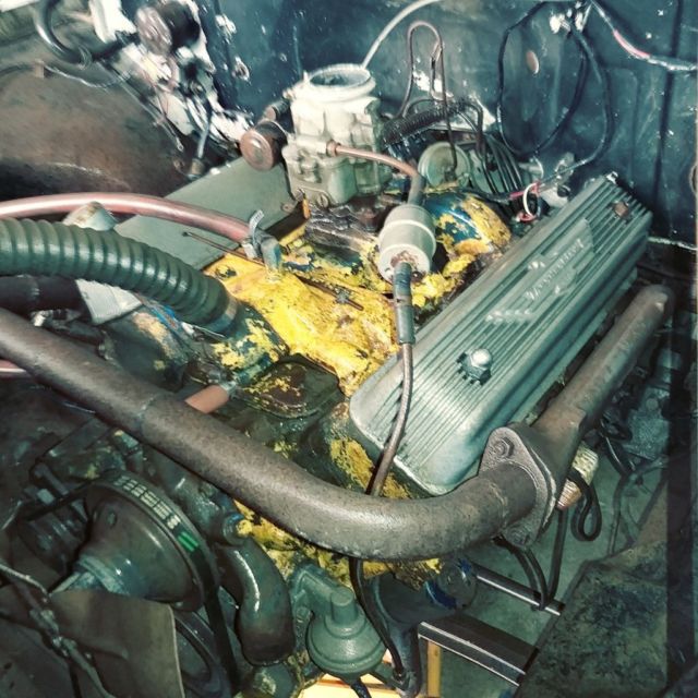 1956 Silver Ford F-100 Pick Up