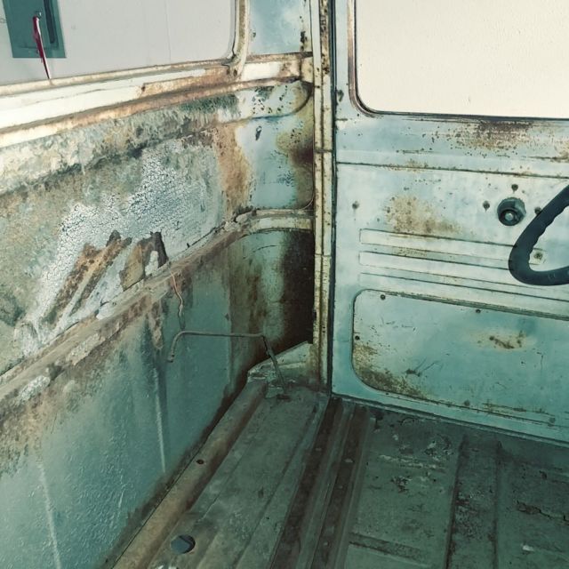 1956 Silver Ford F-100 Pick Up