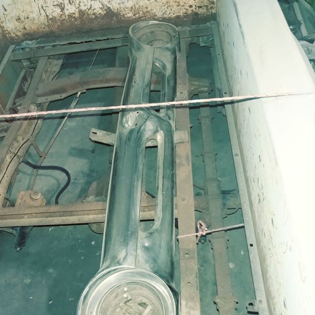 1956 Silver Ford F-100 Pick Up