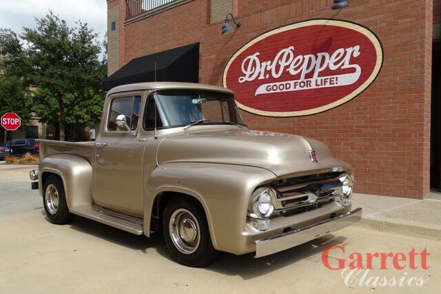 1956 Gold Ford F-100 Standard Cab Pickup