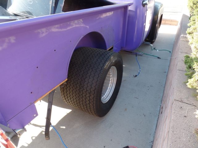 1956 Purple / black Ford F-100 Standard Cab Pickup