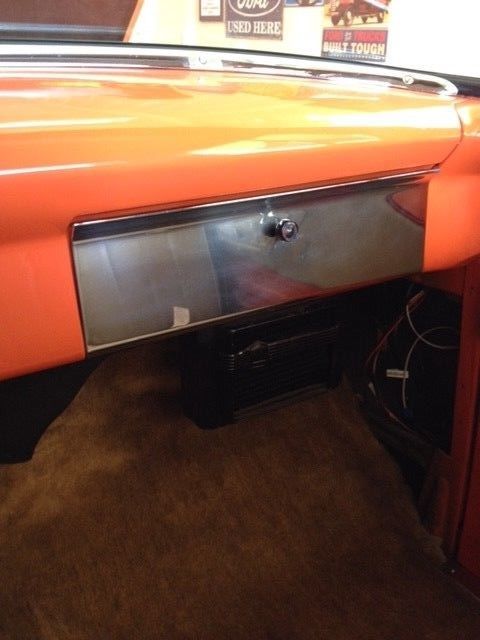 1956 Orange Ford F-100 Standard Cab Pickup