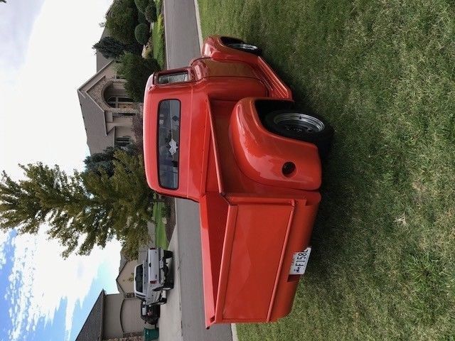 1956 Orange Ford F-100 Standard Cab Pickup