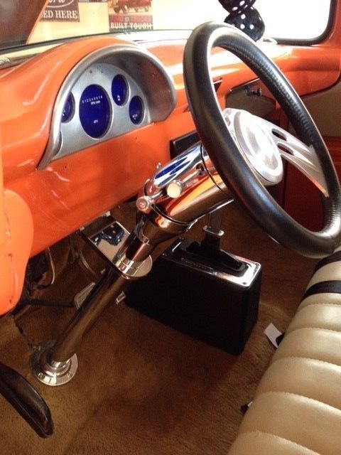 1956 Orange Ford F-100 Standard Cab Pickup