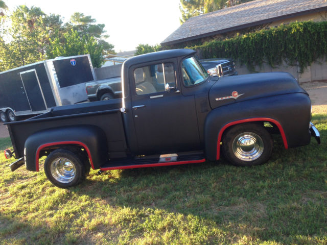 1956 Black Ford F-100 Standard Cab Pickup