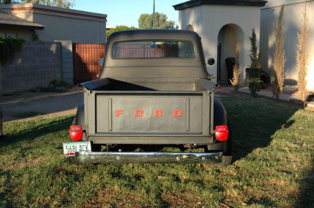 1956 Black Ford F-100 Standard Cab Pickup