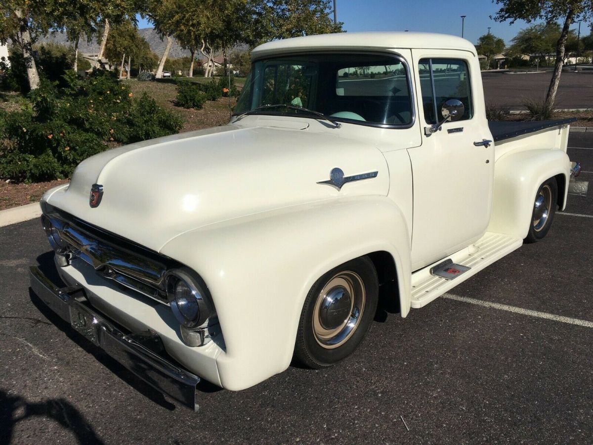 1956 White Ford F-100 Standard Cab Pickup
