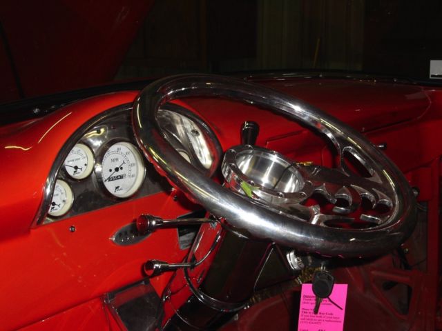 1956 Orange FORD F100 Extended Crew Cab Pickup