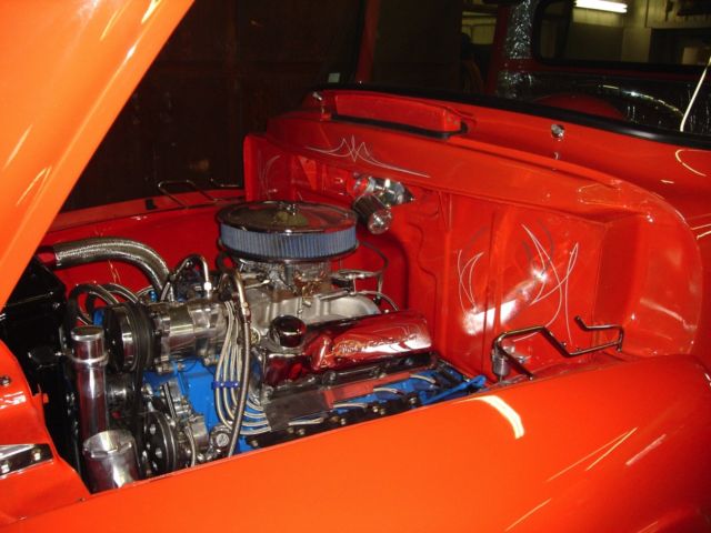 1956 Orange FORD F100 Extended Crew Cab Pickup