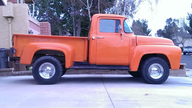 1956 Orange Ford F-100 Cab &- Chassis
