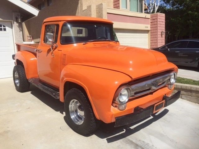 1956 Orange Ford F-100 Cab &- Chassis