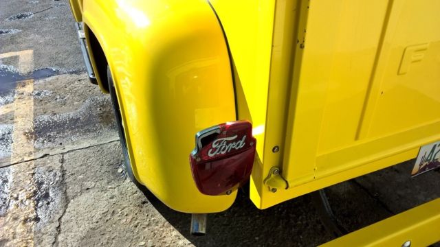 1956 Yellow Ford F-100 Standard Cab Pickup