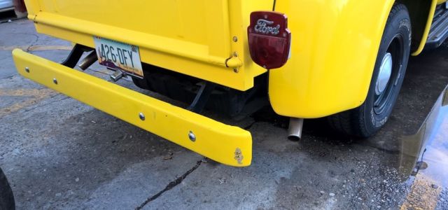 1956 Yellow Ford F-100 Standard Cab Pickup