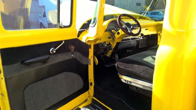 1956 Yellow Ford F-100 Standard Cab Pickup