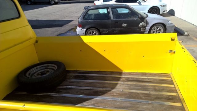 1956 Yellow Ford F-100 Standard Cab Pickup