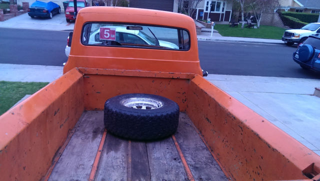 1956 Orange Ford F-100 Cab &- Chassis
