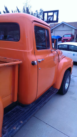 1956 Orange Ford F-100 Cab &- Chassis