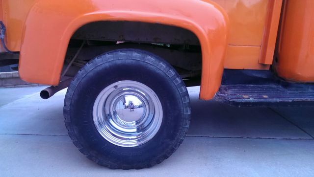 1956 Orange Ford F-100 Cab &- Chassis