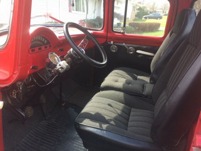 1956 Red Ford F-100 Cab & Chassis
